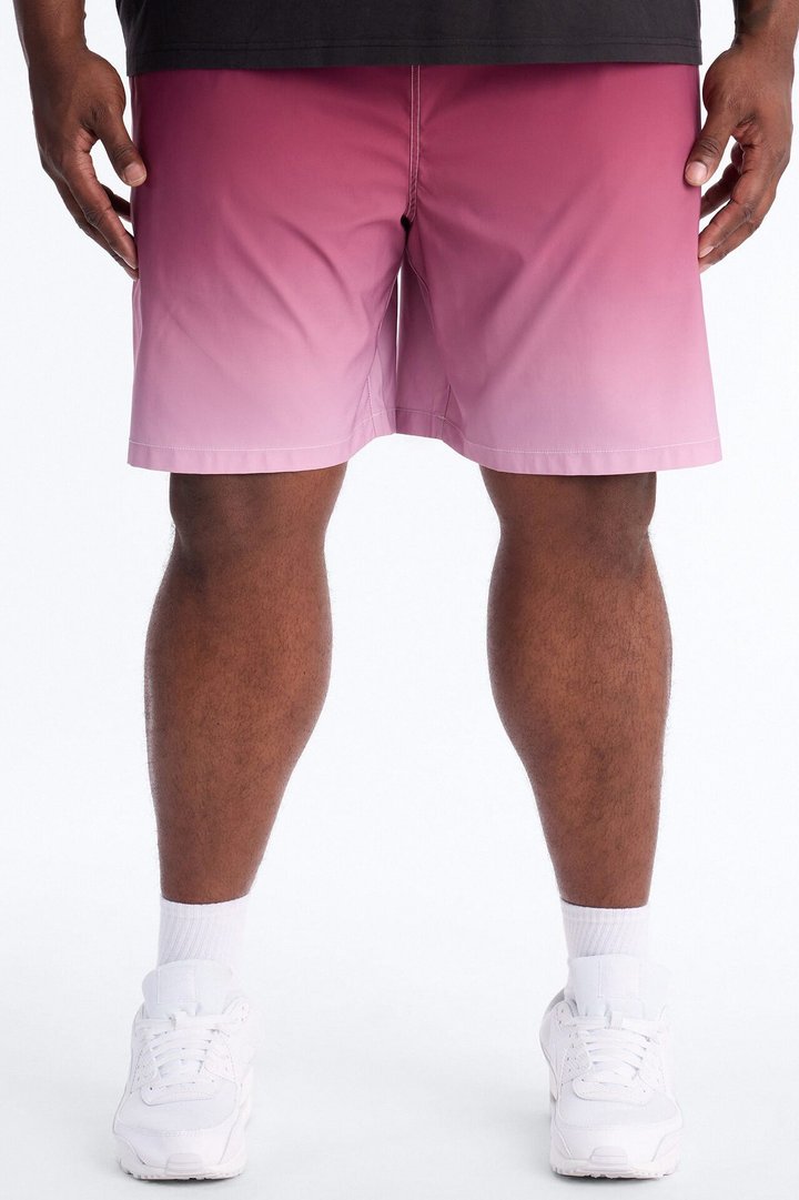 Relaxed Fade Away Ombre Short - Purple