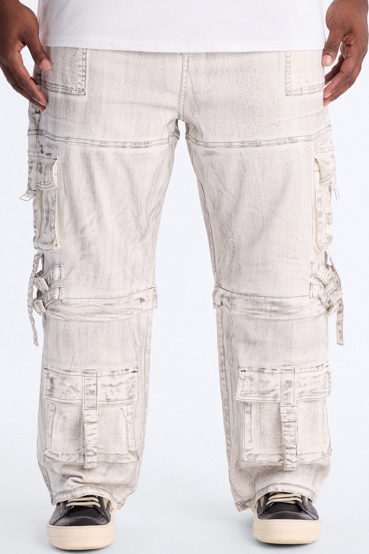 Morph City Switch Cargo Jean - Light Grey