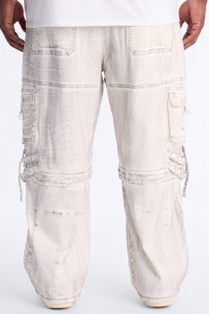 Morph City Switch Cargo Jean - Light Grey