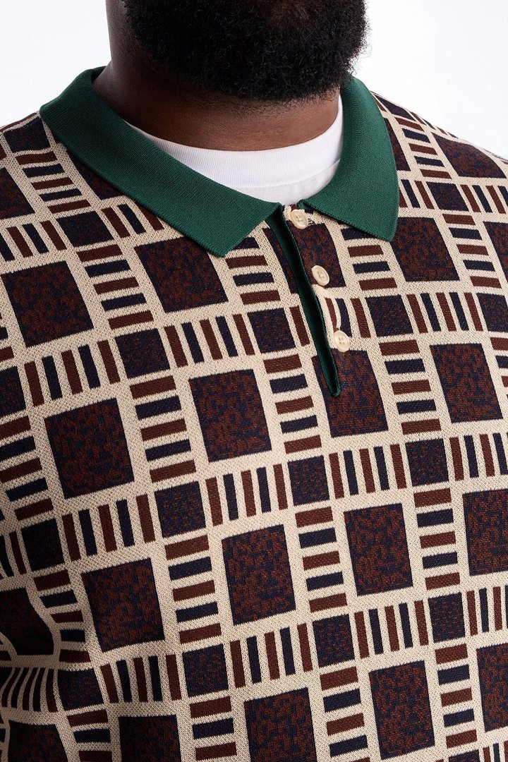 Westbury Knit Polo - Brown