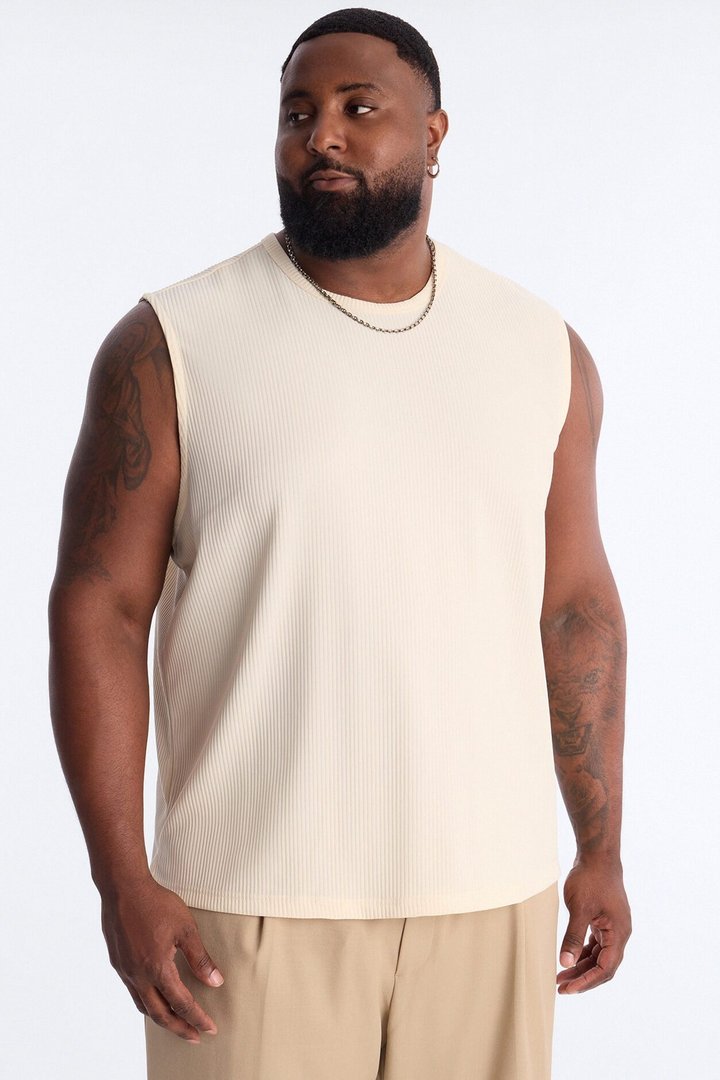 Show Up Muscle Tank - Off White