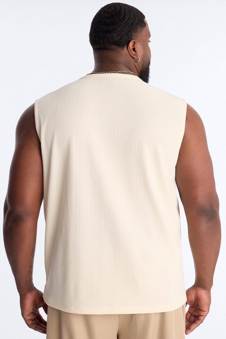 Show Up Muscle Tank - Off White