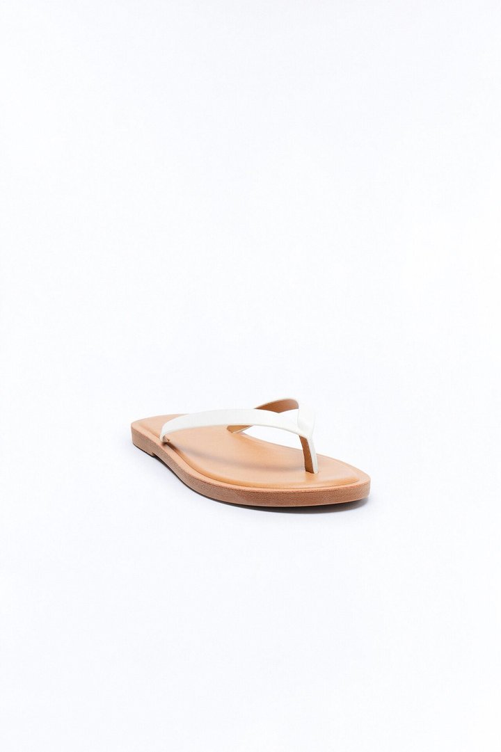 Luai Flip Flops - White