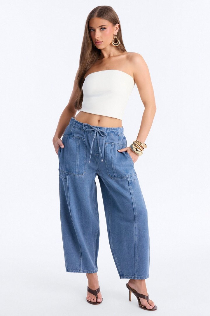 Cruise By Twill Barrel Pant 30″ - Navy