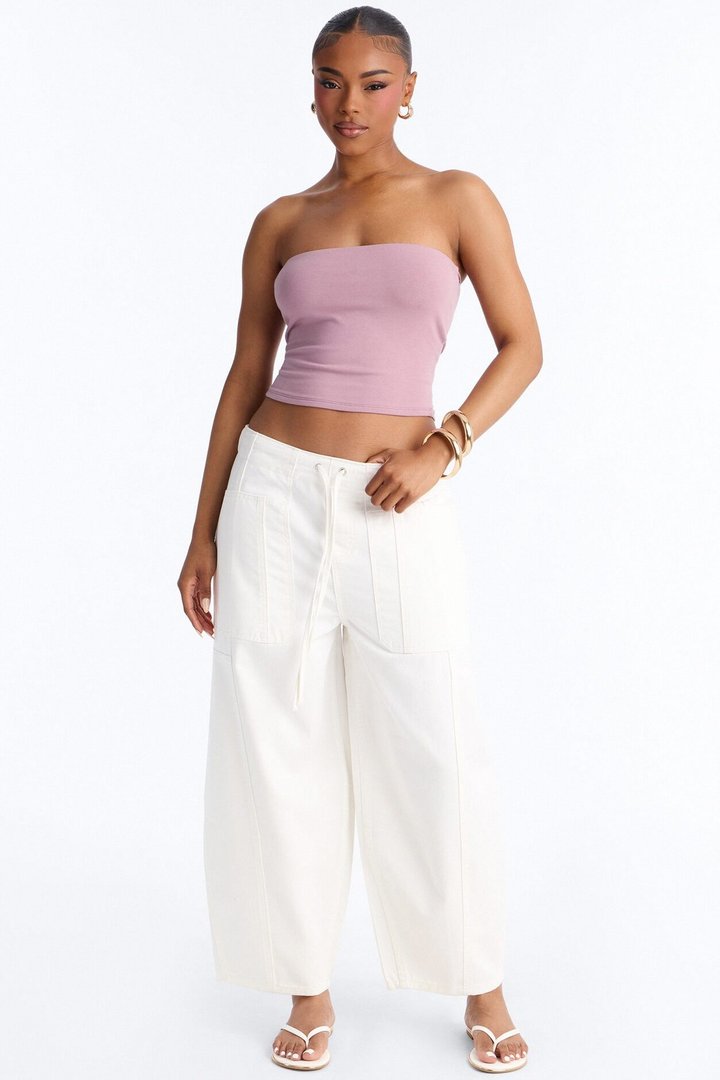 Cruise By Twill Barrel Pant 30″ - White