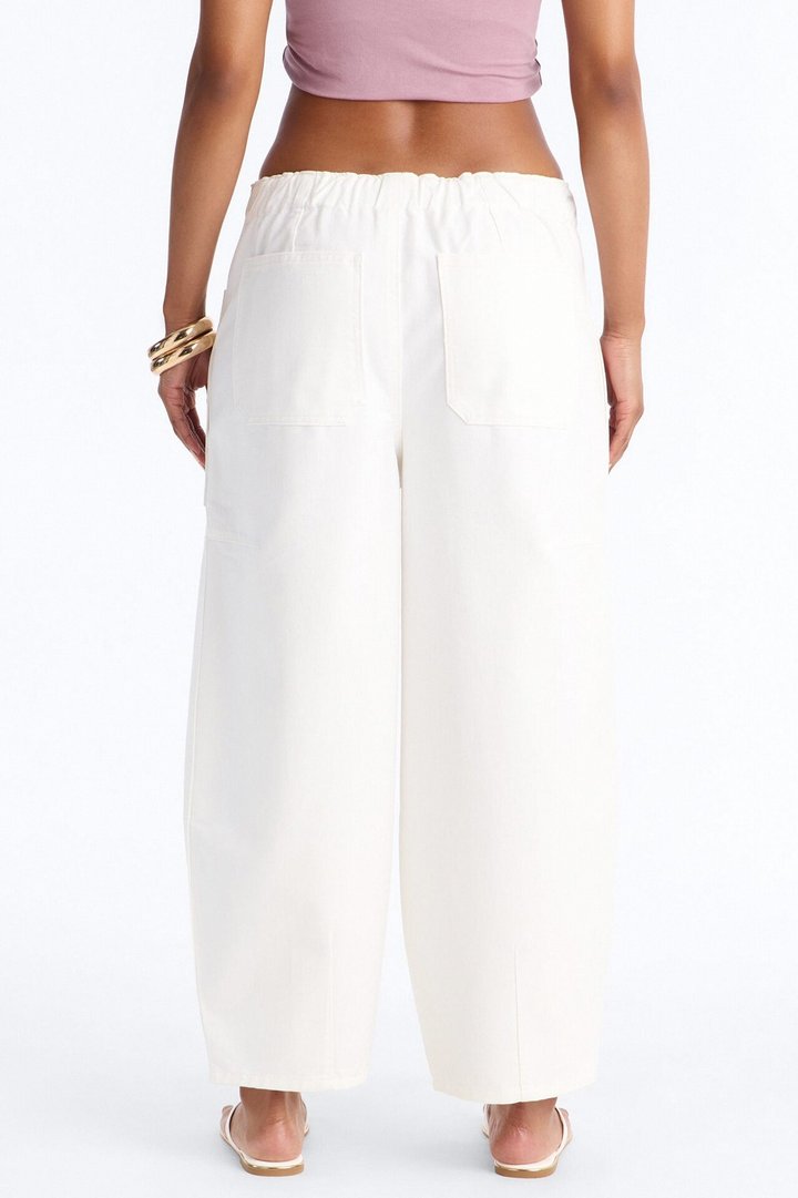 Cruise By Twill Barrel Pant 30″ - White