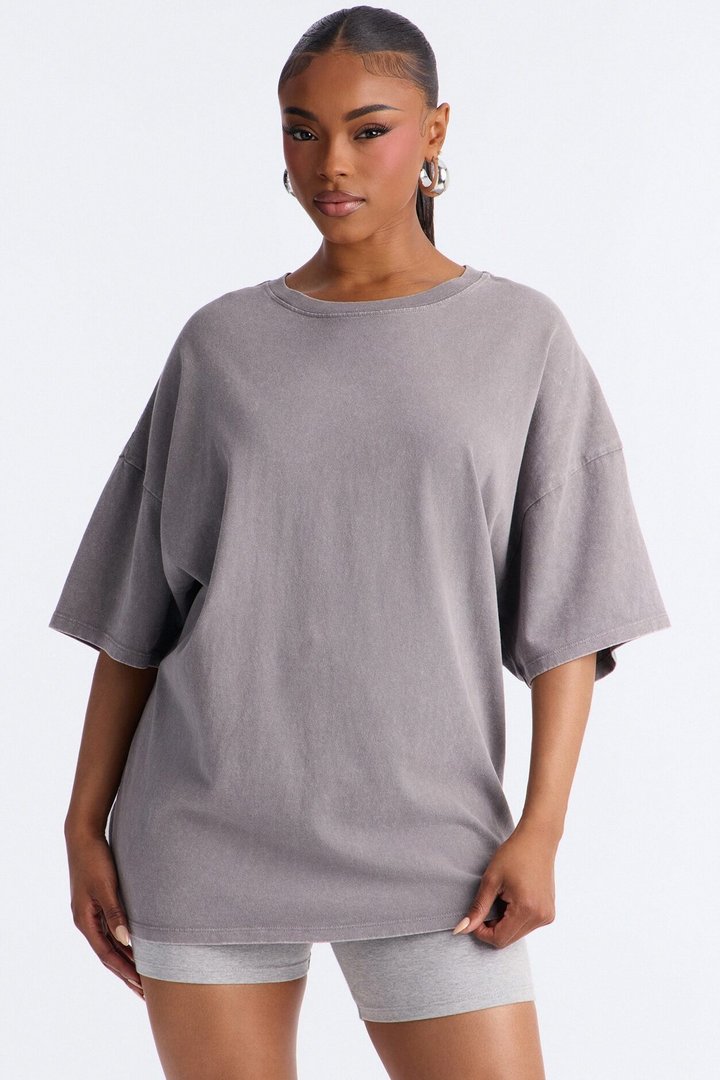 The Washed Oversized Tee - Grey