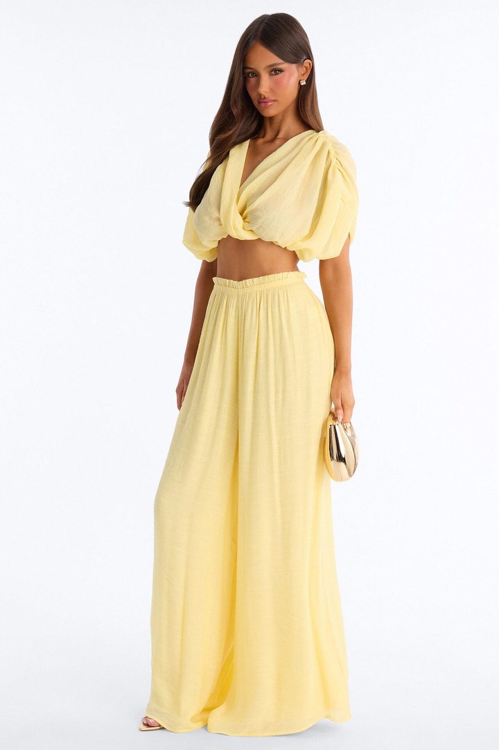 Summer Solstice Pant Set - Yellow