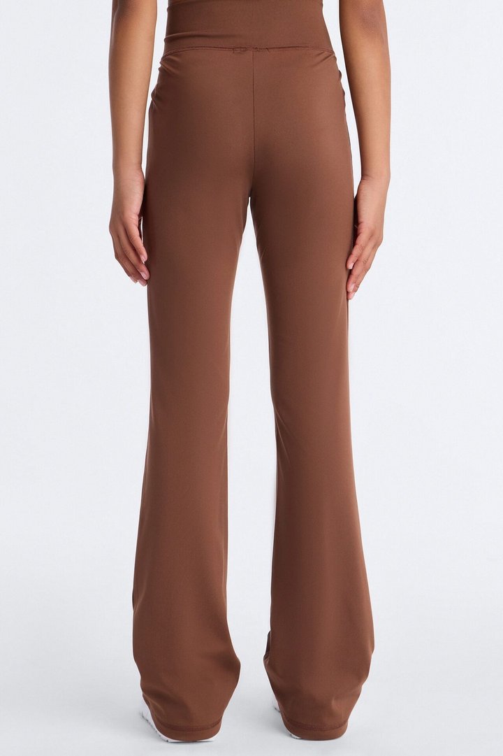 Mini Headed To Practice Sportscore Flare Leggings - Brown