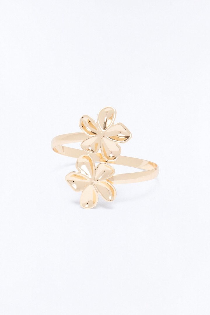 Daisy Arm Cuff - Gold