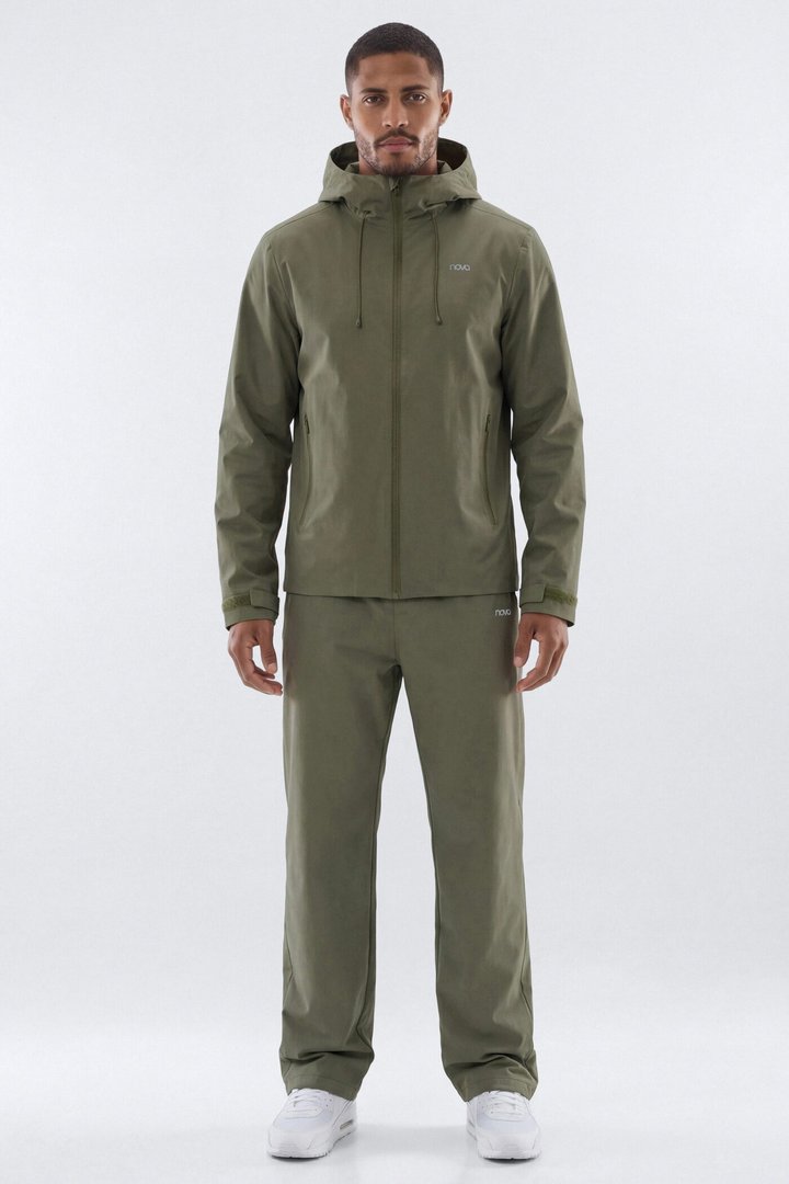 ActiveNylon™ Full Zip Hooded Jacket - Moss