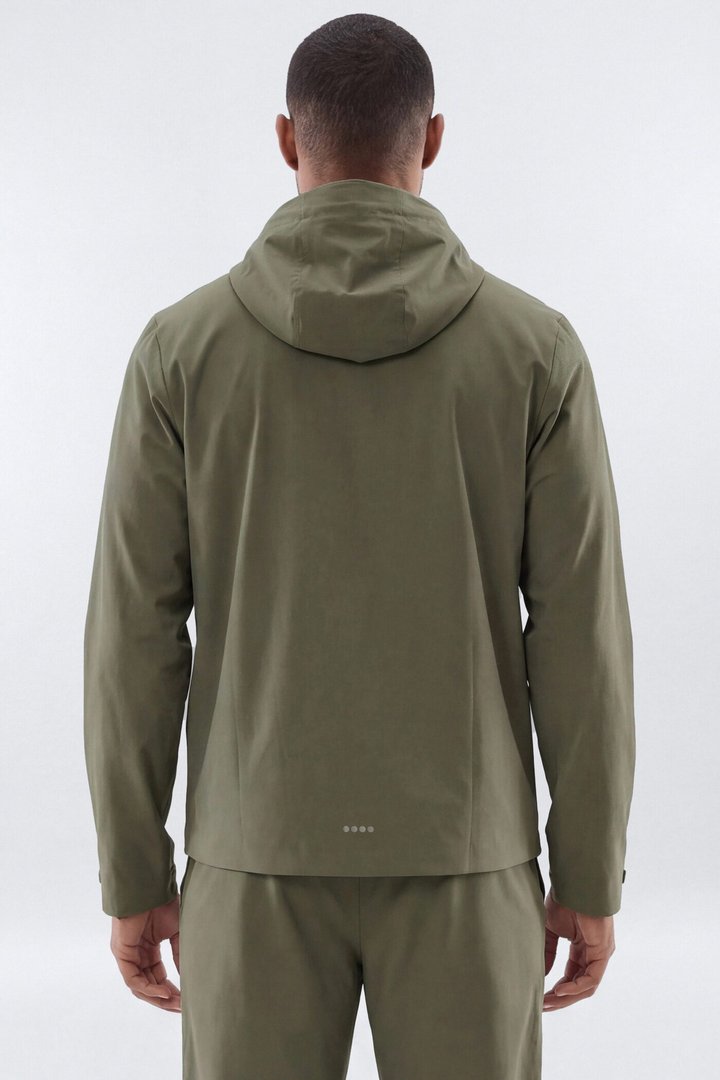 ActiveNylon™ Full Zip Hooded Jacket - Moss