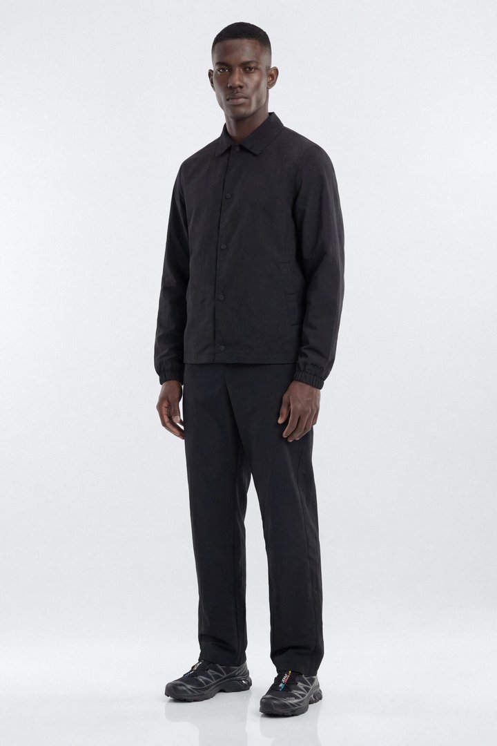 CoreNylon 32″ Front Snap Active Pants - Black