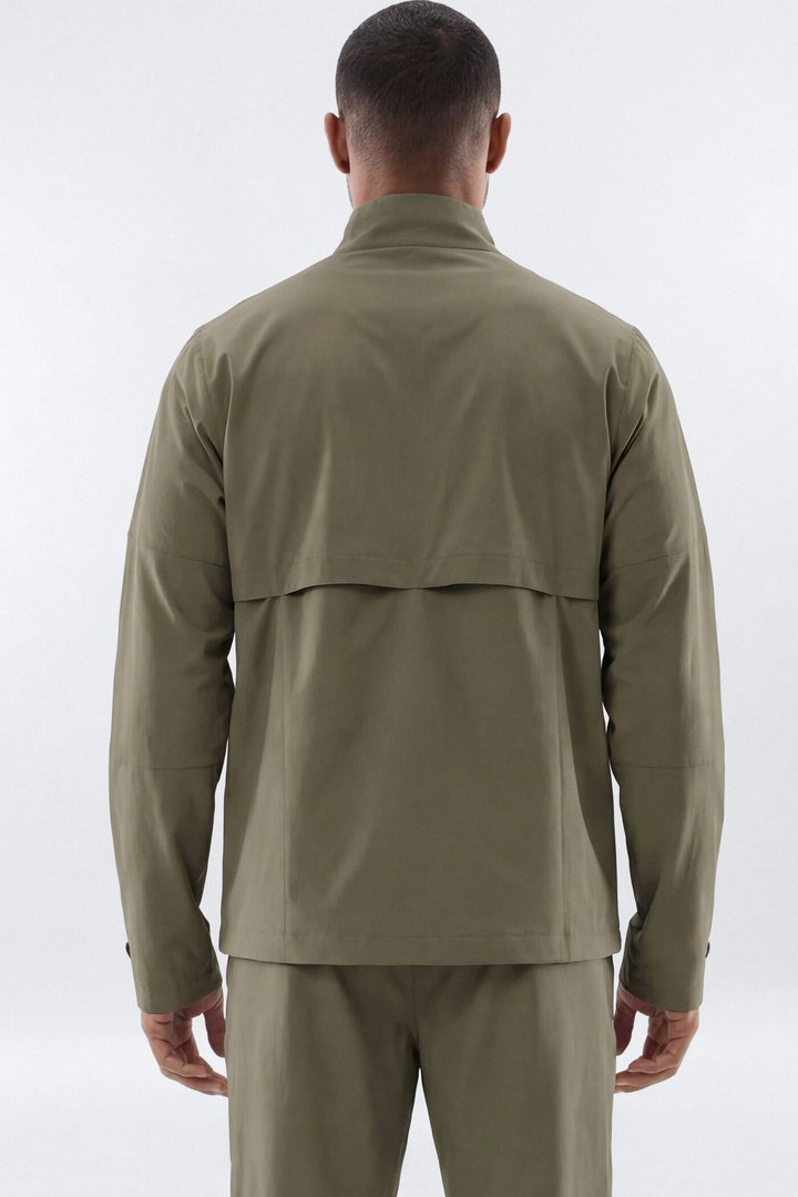 ActiveNylon™ Half Zip Pullover Jacket - Moss