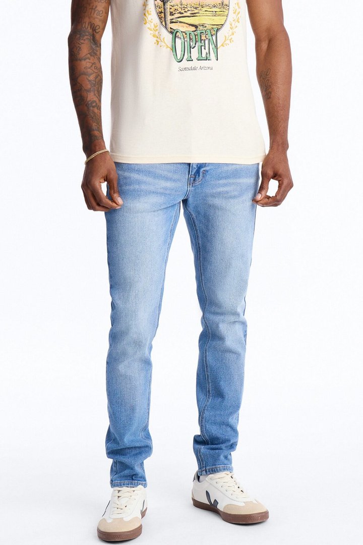 Essential Skinny Stretch Jean - Medium Blue Wash