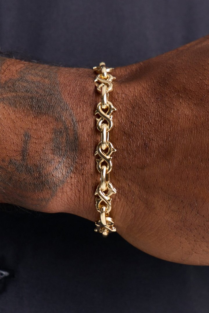 Forever Thorned Links Bracelet - Gold
