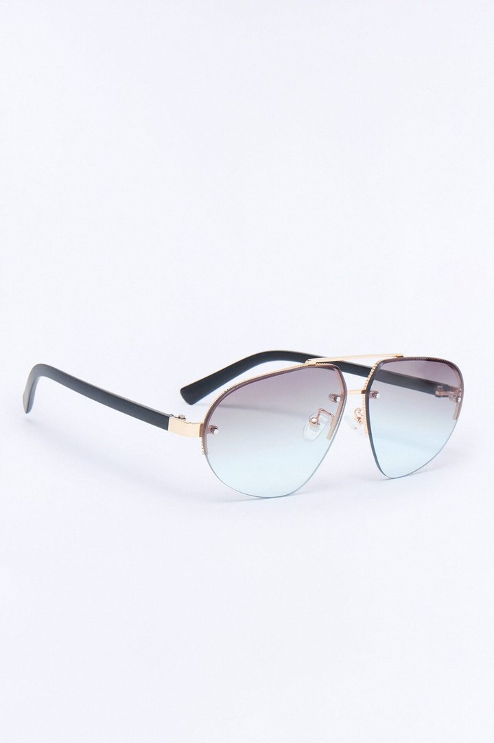 Oversea Aviator Sunglasses - Blue/combo