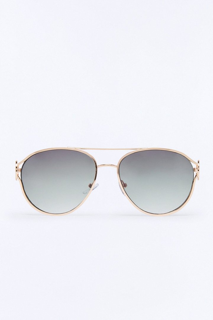 Pilots Cabin Sunglasses - White/Gold