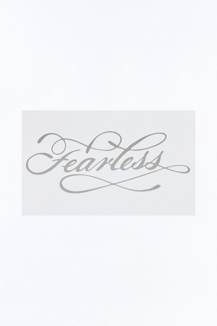 Fearless Temporary Tattoo - Black