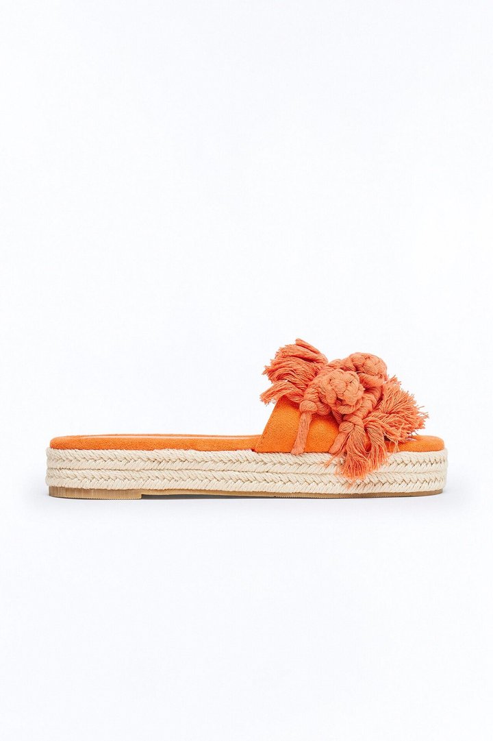 Boho Beauty Flatforms - Orange