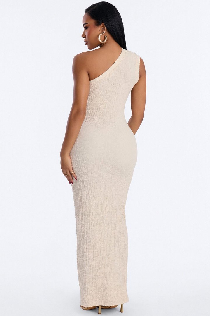 With The Girls Cut Out Maxi Dress - Cream
