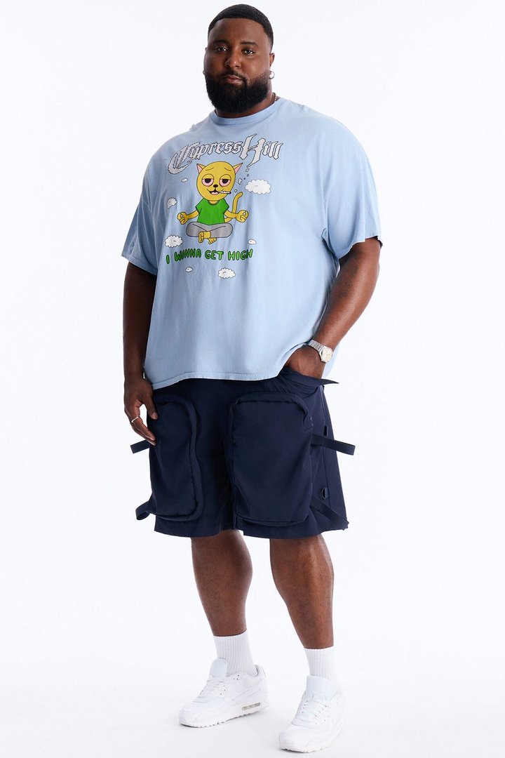 Relaxed Runyon Tech Short - Blue