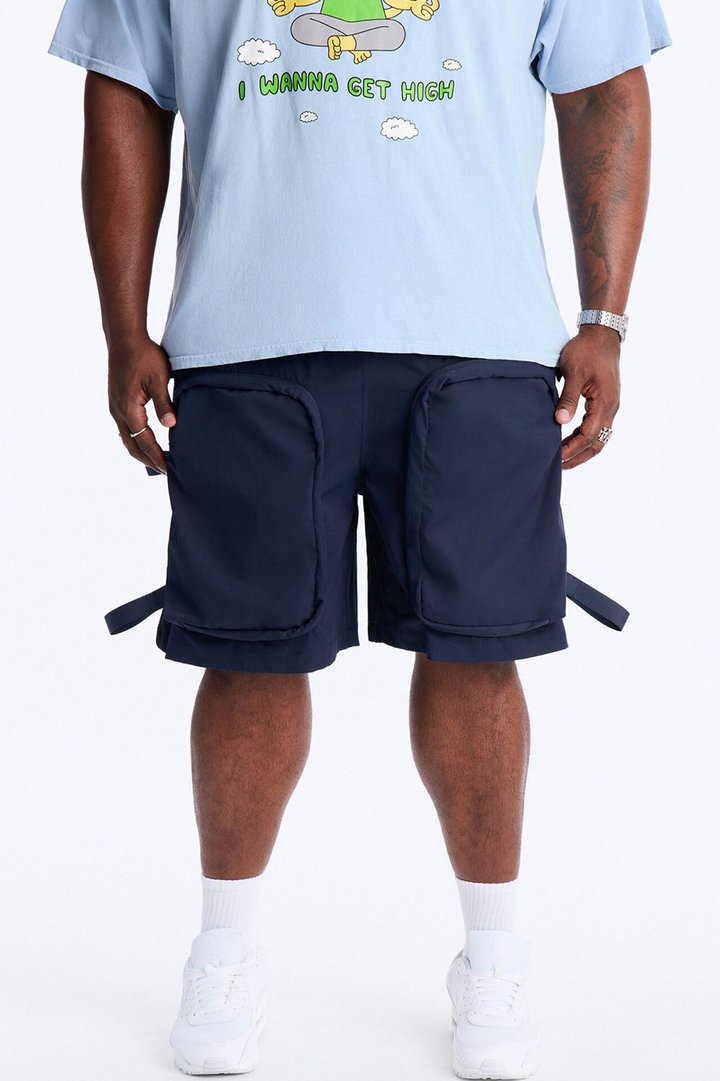 Relaxed Runyon Tech Short - Blue