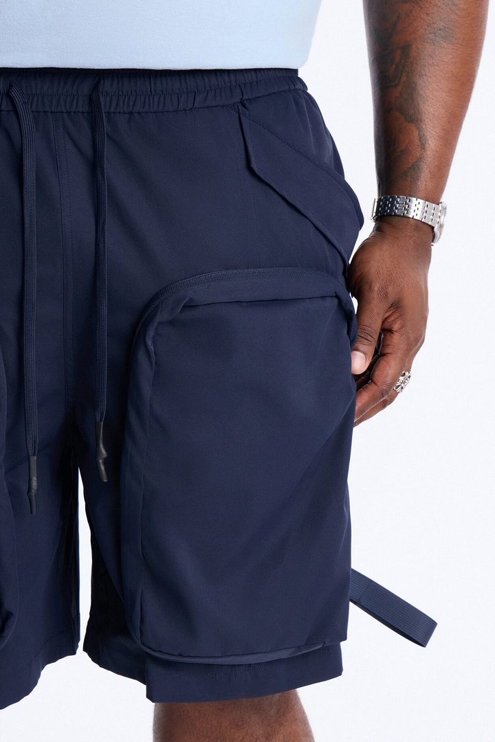 Relaxed Runyon Tech Short - Blue