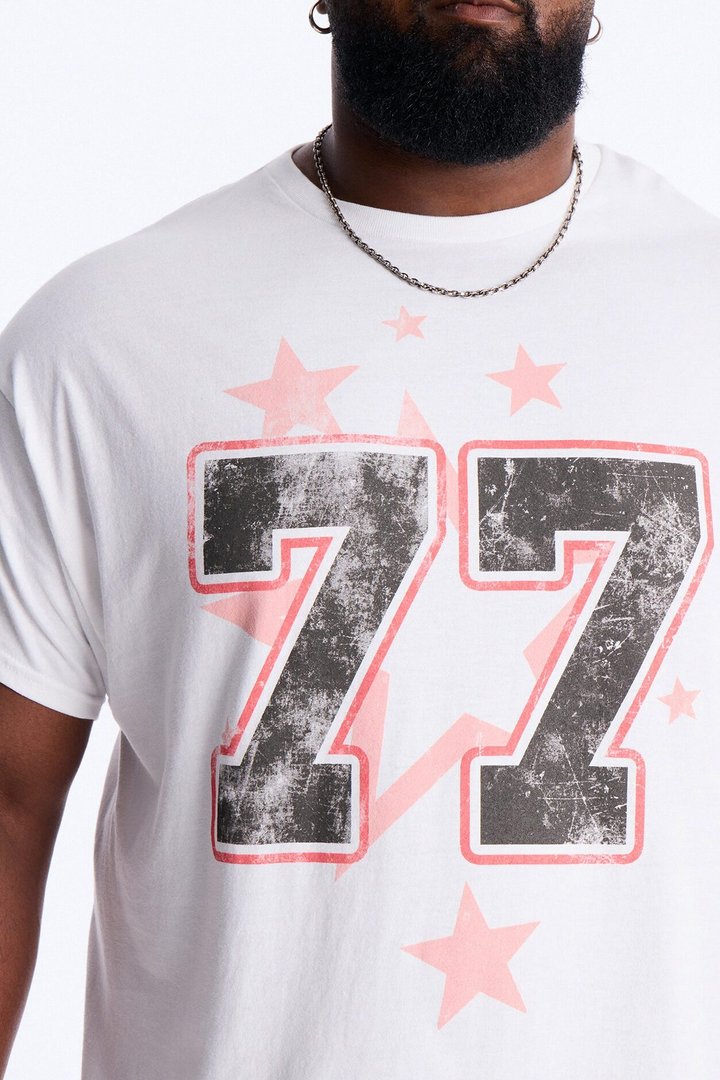 Faith Over Fear 77 Short Sleeve Tee - White