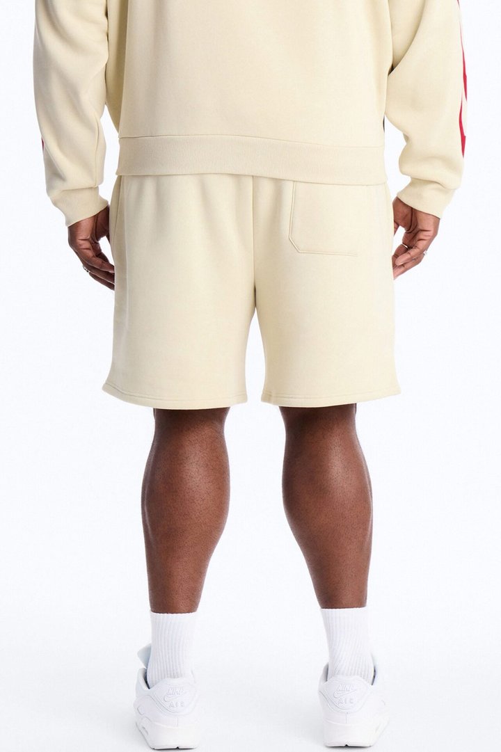 Scarface Embroidery Patch Sweatshorts - Khaki