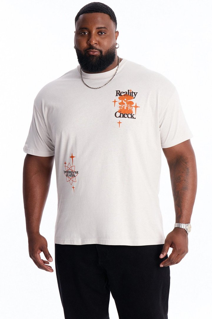 Reality Check Daily Short Sleeve Tee - Grey