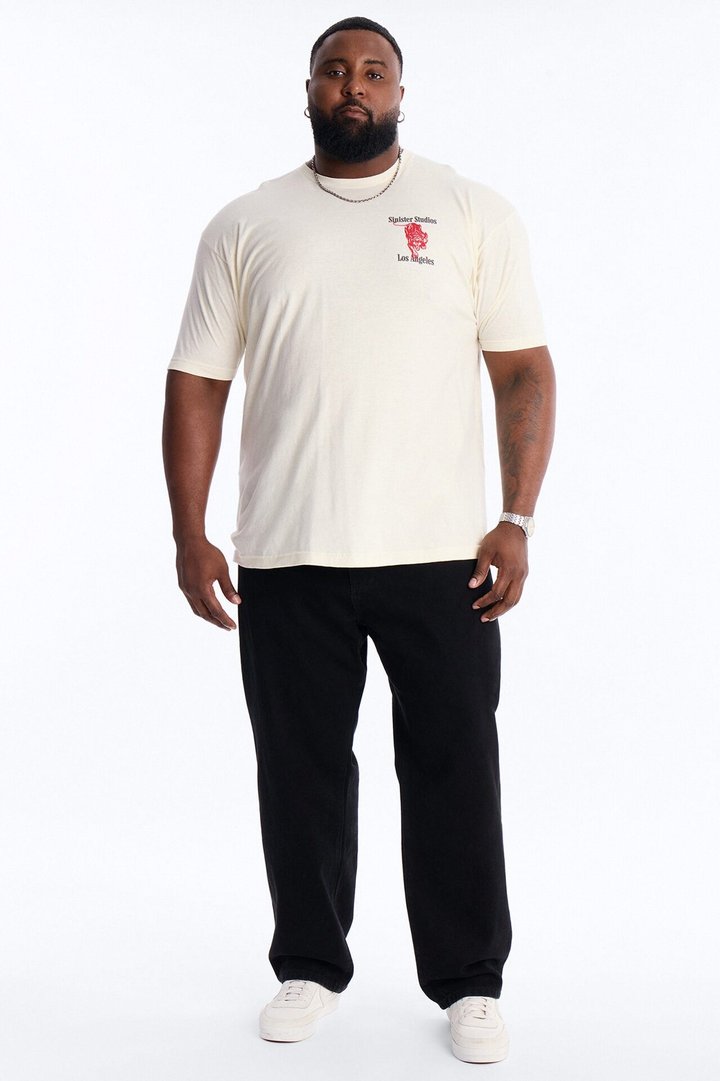 Sinister Studios LA Short Sleeve Tee - Cream