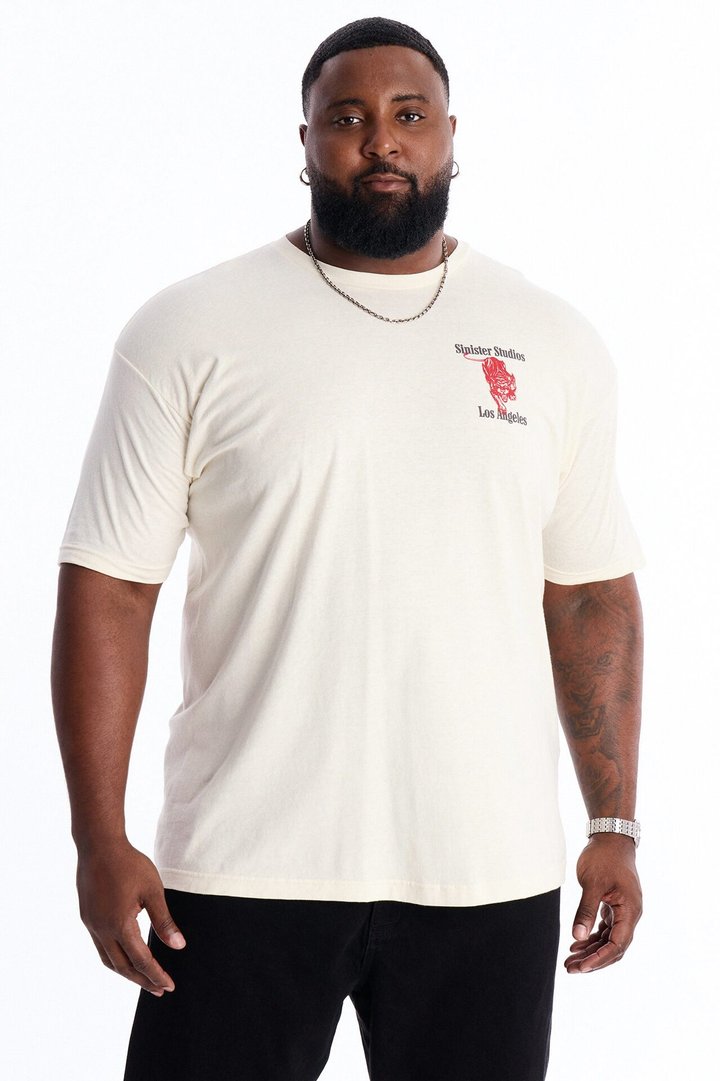 Sinister Studios LA Short Sleeve Tee - Cream
