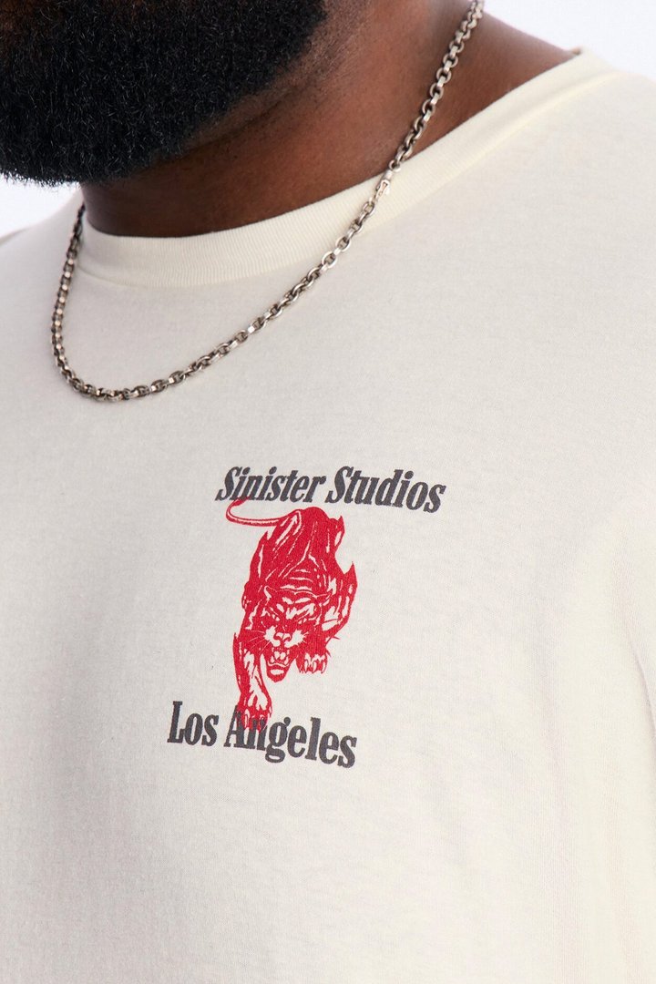 Sinister Studios LA Short Sleeve Tee - Cream