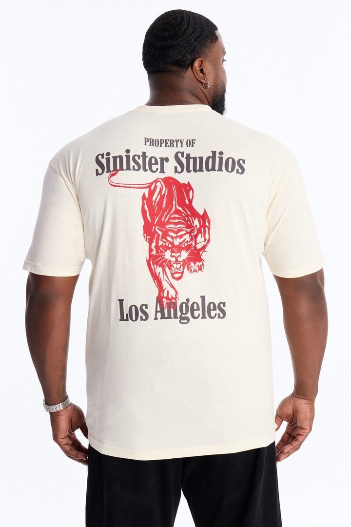 Sinister Studios LA Short Sleeve Tee - Cream