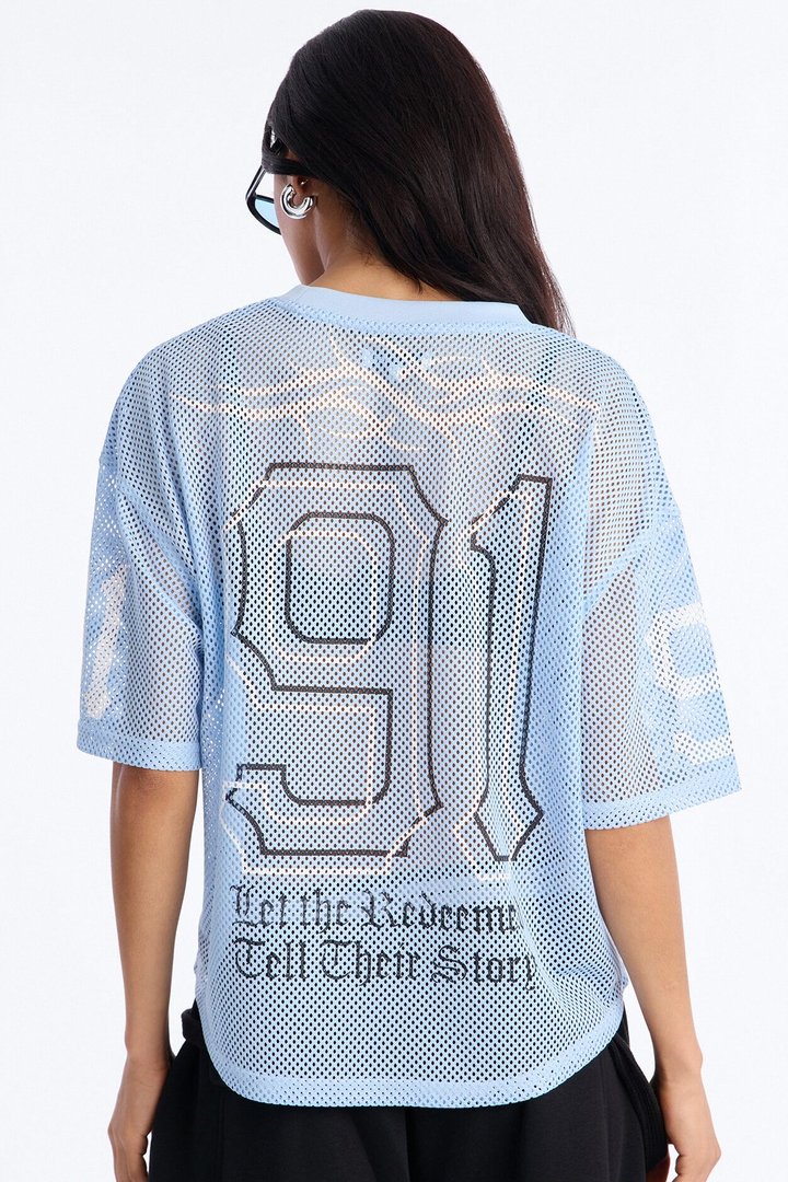Redemption 91 Open Mesh Jersey - Light Blue