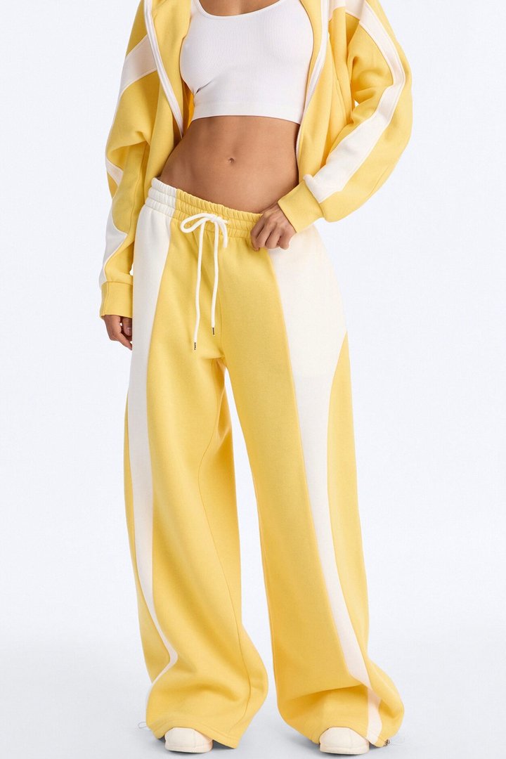 Comfort Coded Fleece Lounge Pant - Yellow