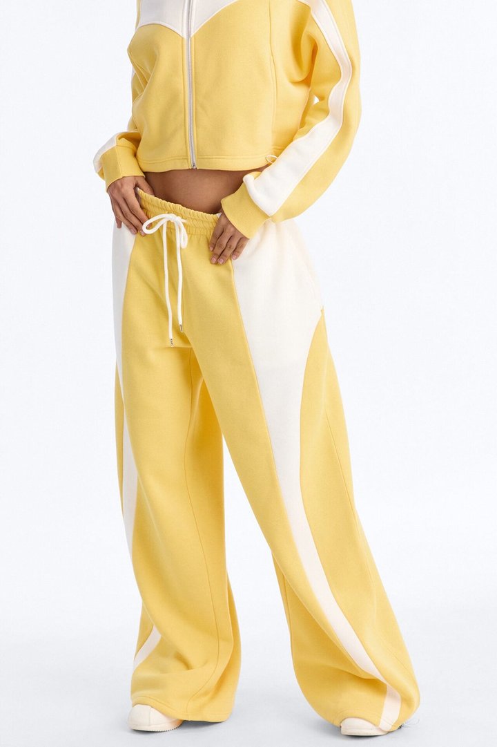 Comfort Coded Fleece Lounge Pant - Yellow