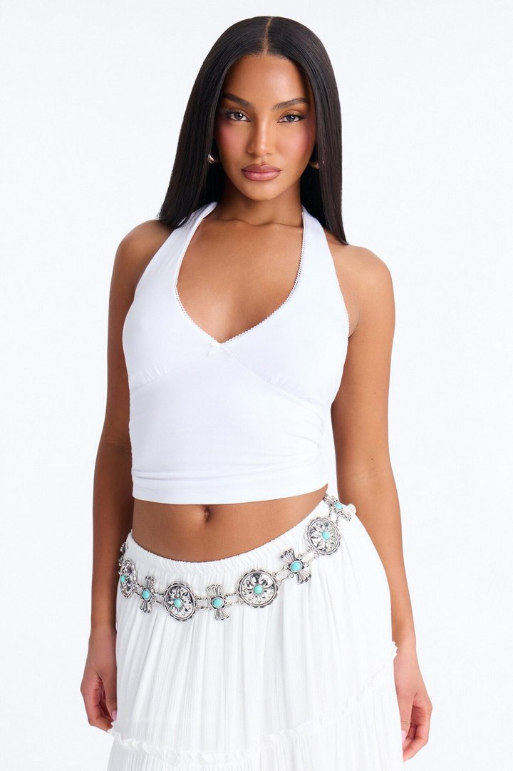 Dance With Me Chain Belt - Turquoise