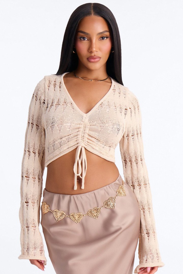 Chained Hearts Chain Belt - Gold