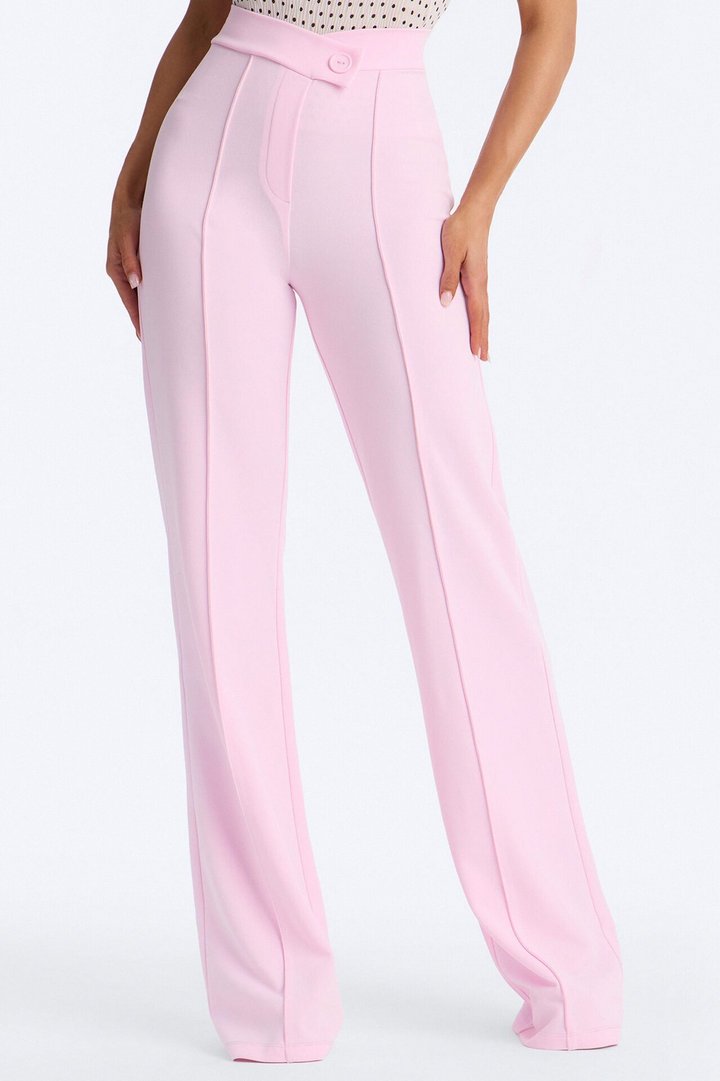 Tall Call It Even Wide Leg Dress Pants - Light Pink