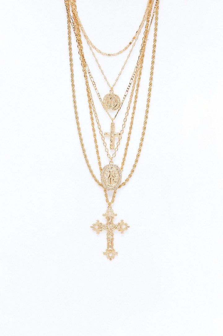 All I See Layered Necklace - Gold