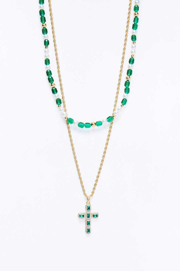 Saint Envy Necklace Set - Gold