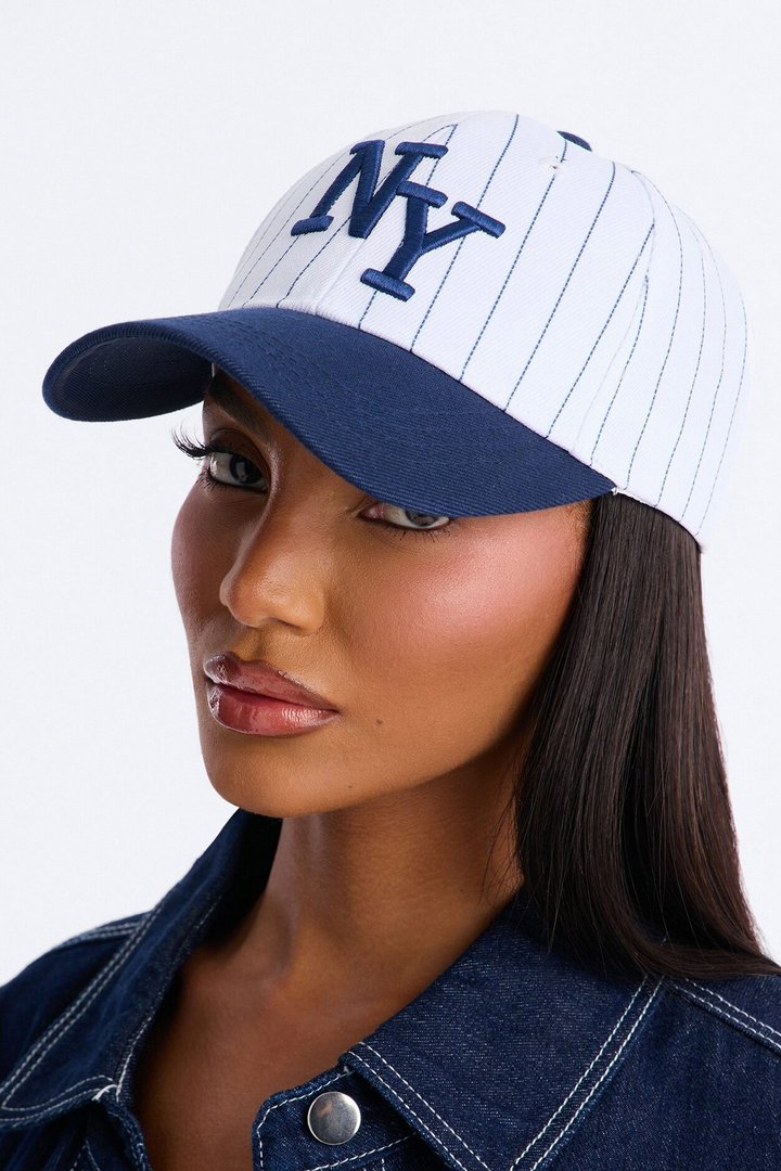 NY City Gurl Baseball Hat - Navy/combo