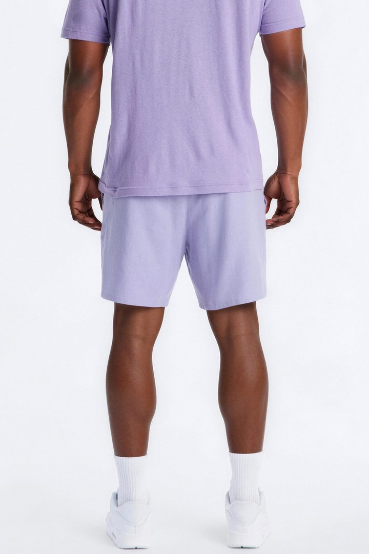 Bahamas Linen Slim Short - Lavender