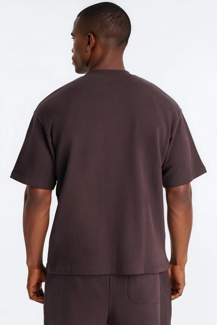 Camo Paneled Fleece Tee - Camouflage