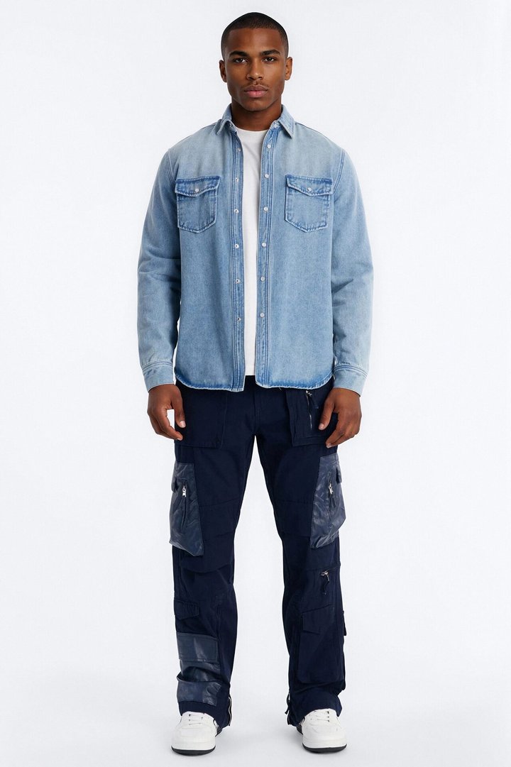 Straight Citadel Expedition Cargo Pant - Blue