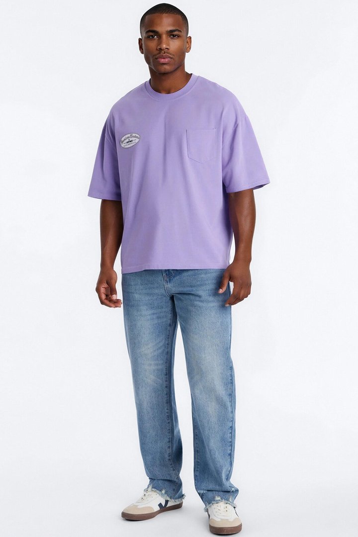 Boxy Gas Station Boxy Tee - Purple