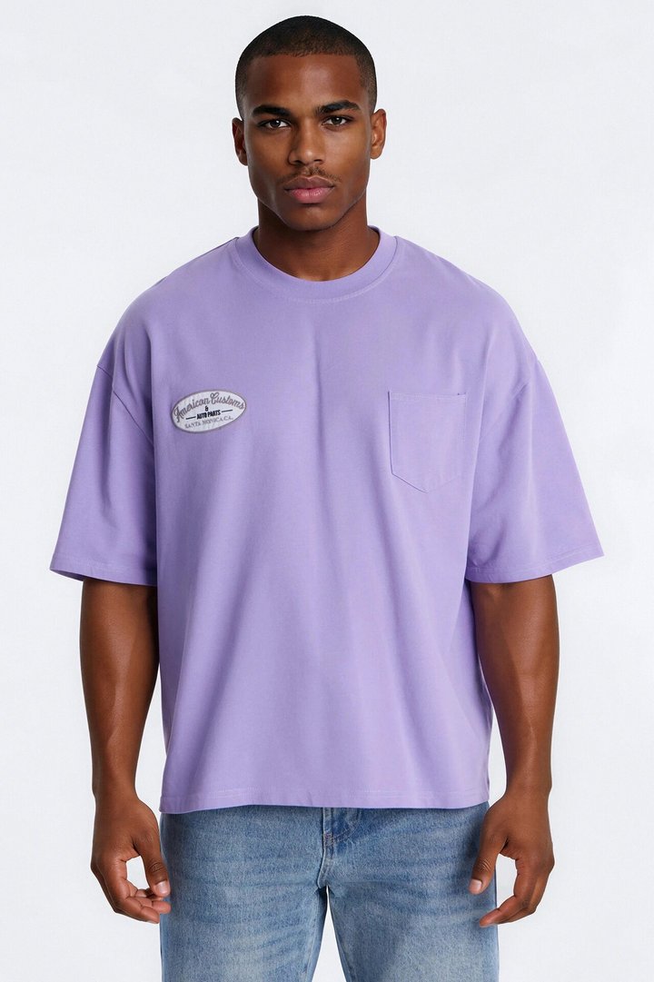 Boxy Gas Station Boxy Tee - Purple