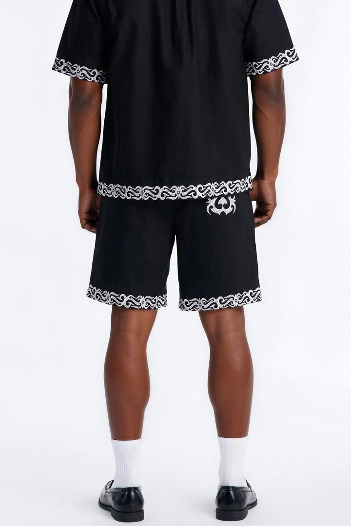Relaxed Coastal Isla Short - Black